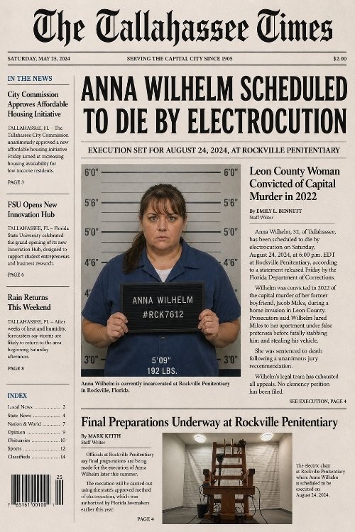 Leon County Woman Scheduled for Execution After Years on Death Row