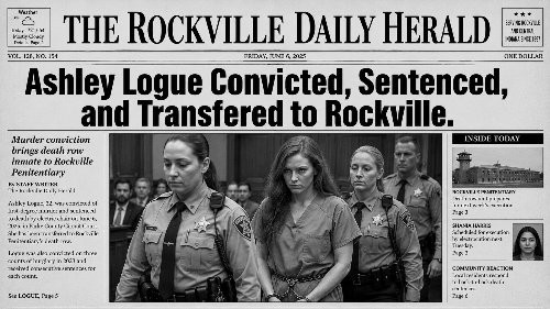 Ashley Logue Convicted, Sentenced, and Transferred to Rockville