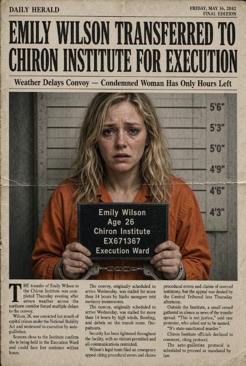 State Transfers Convicted Murderer Lily Ann Wright to Chiron Institute Ahead of Execution