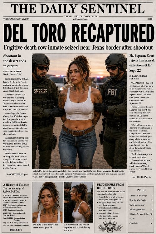 Del Toro Recaptured